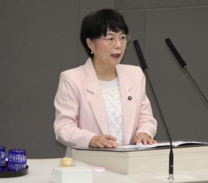 本会議　河野ゆりえ都議（江戸川区選出）の討論