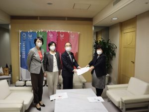 感染拡大防止協力金の対象の拡大についての申し入れ