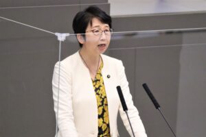 本会議　里吉ゆみ都議（世田谷区選出）の代表質問