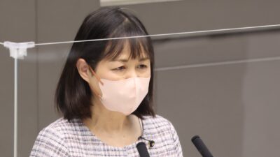 本会議　原純子都議(江戸川区選出)の一般質問