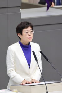 本会議　清水とし子都議(日野市選出)の一般質問