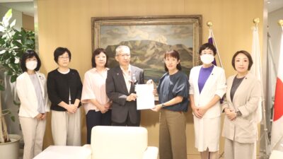 止まらない物価高騰による影響から都民を守る補正予算編成を求める申し入れ